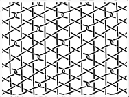 double crossed tulle in a ring