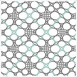 pagoda alternating in diamond